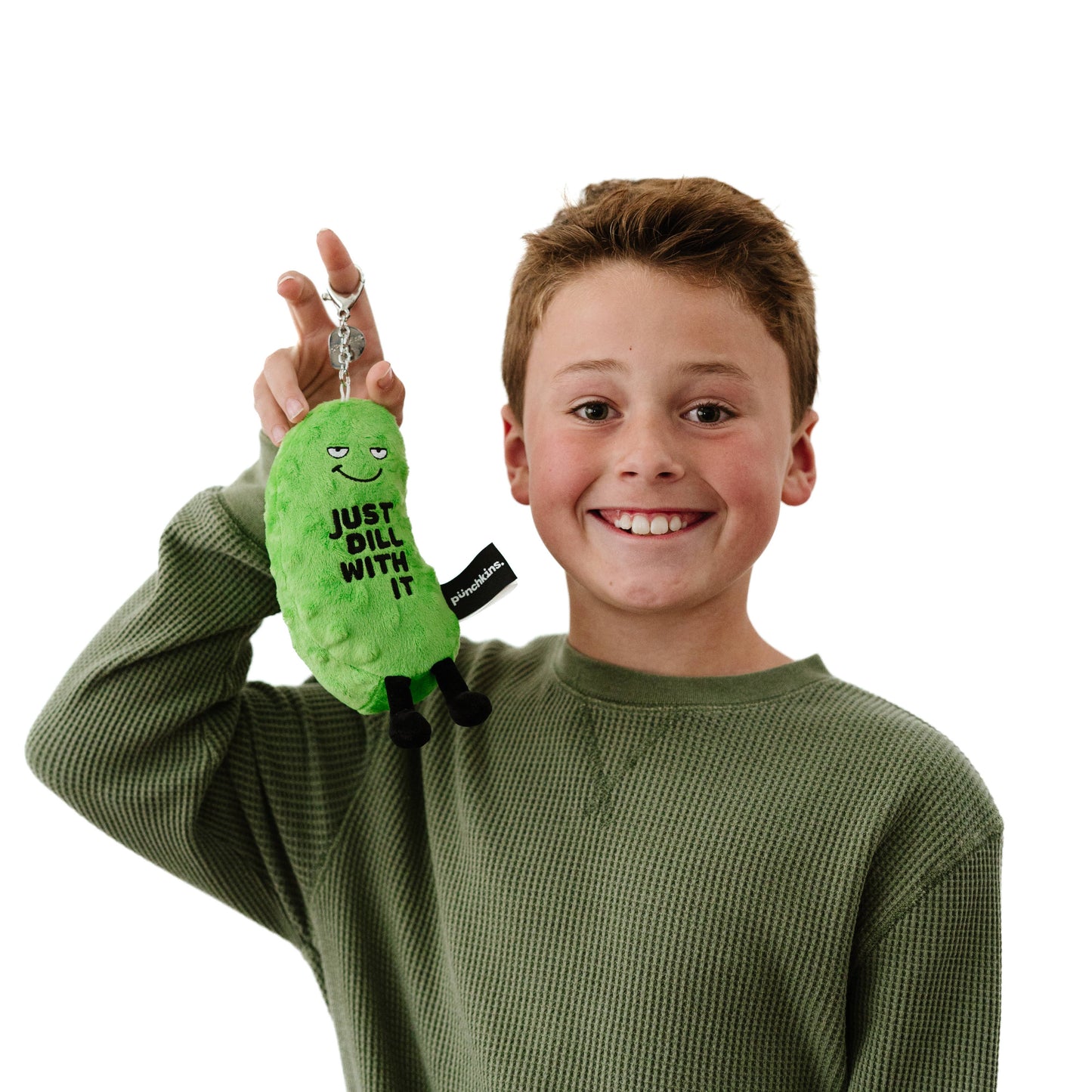 Dill Pickle Bag Charm Plush