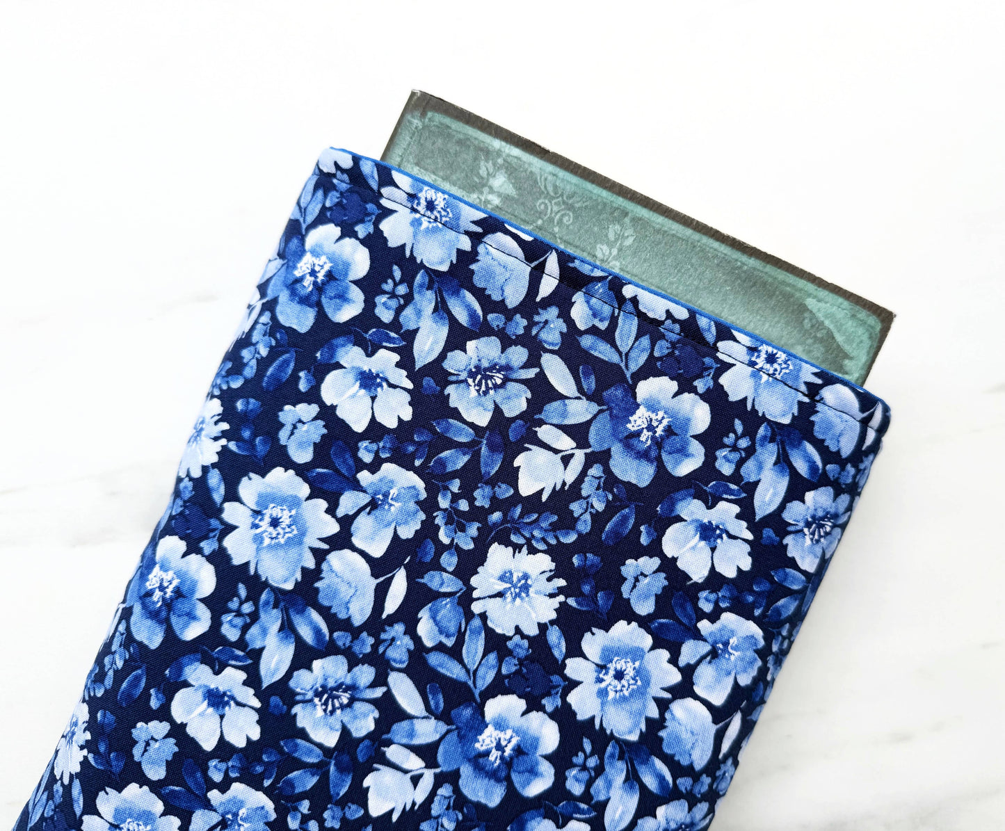 Blueprint - padded book sleeve, book pouch