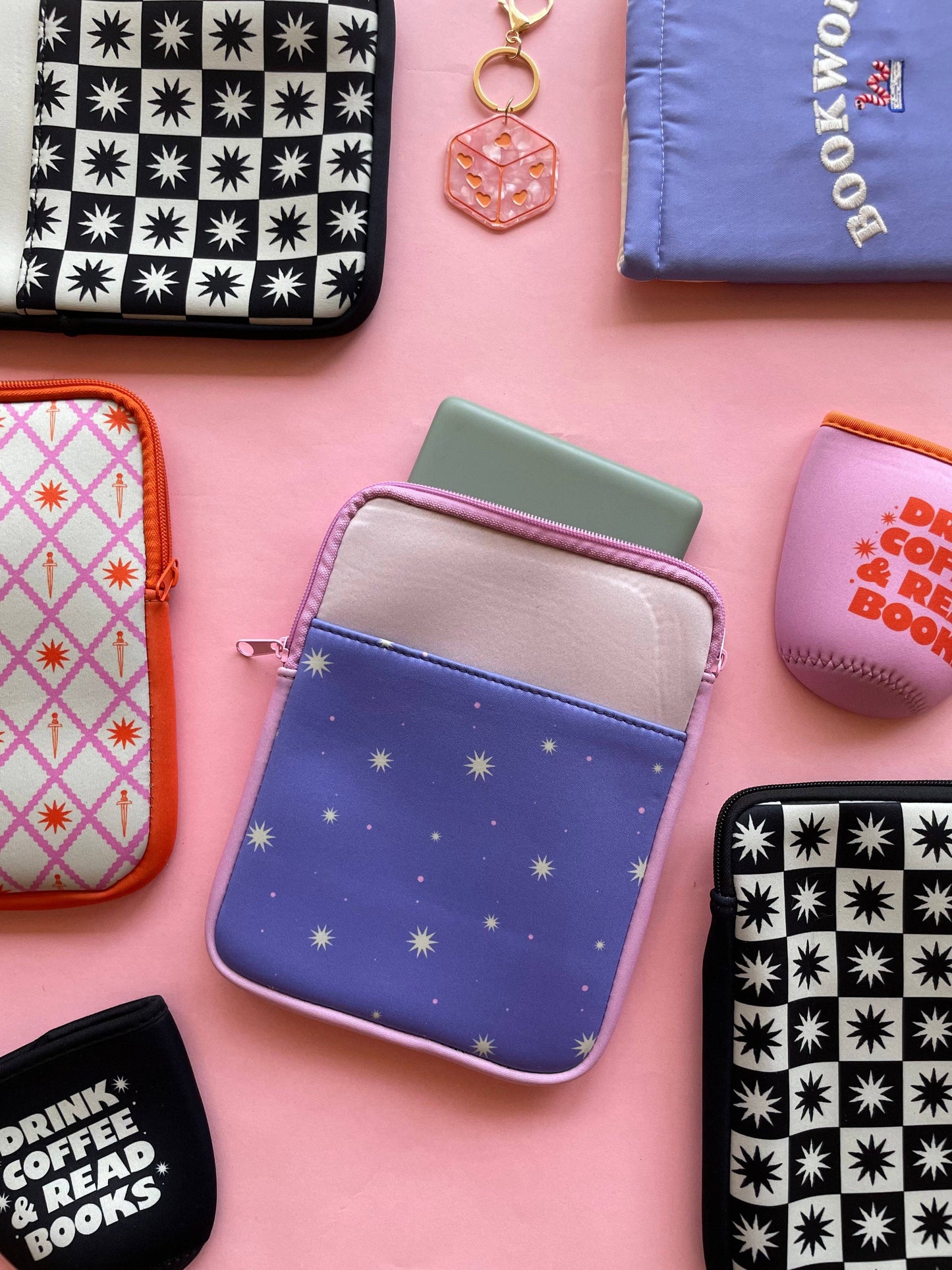 Zipper Busy Reading Kindle & E-reader Sleeve