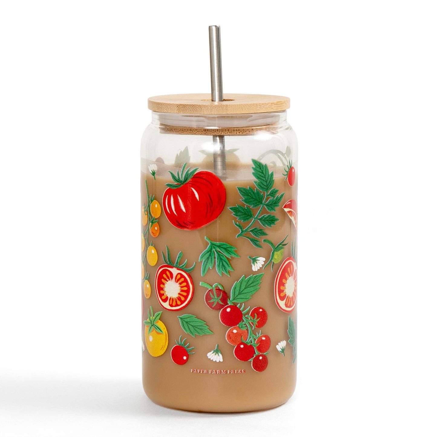Tomato Vine Glass Can