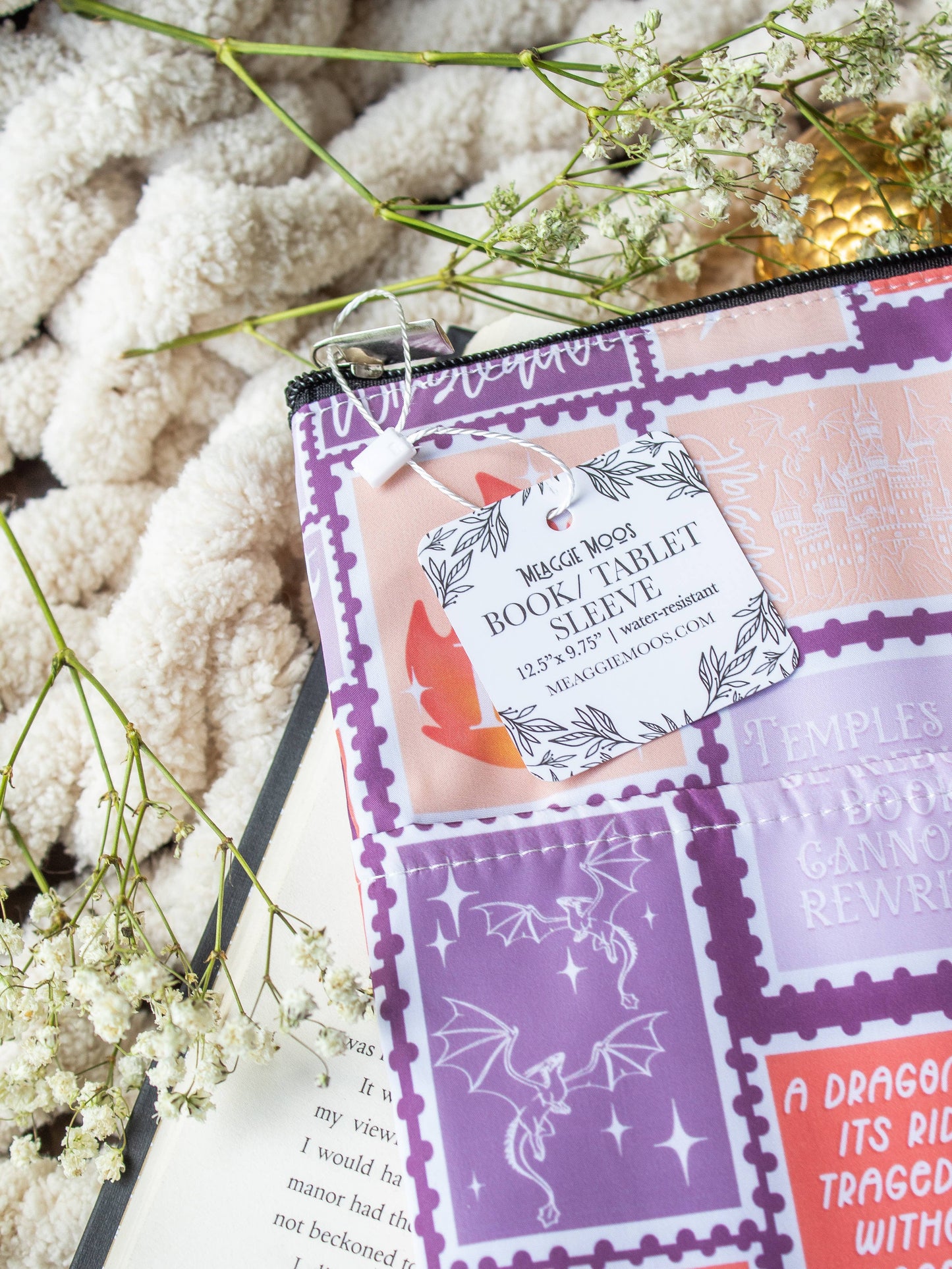 Book / Tablet Sleeve | Fourth Wing Stamps