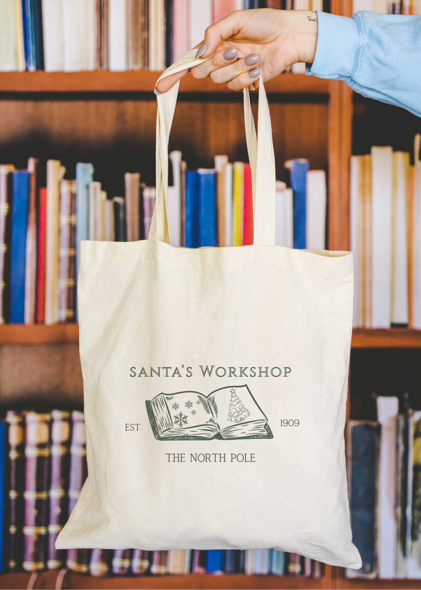 Santa's Workshop Tote