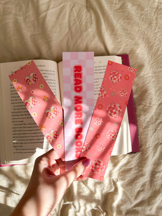 Disco Floral Bookmark Trio