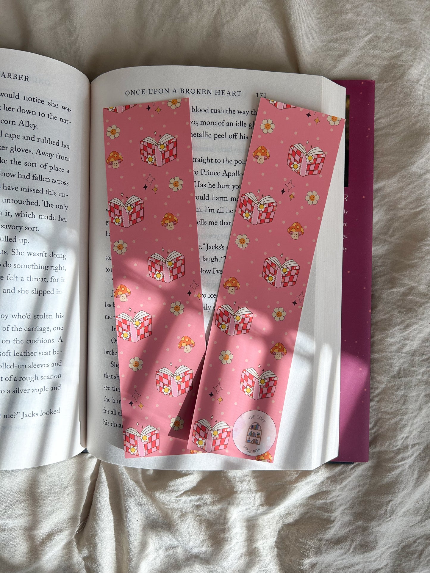 Disco Floral Bookmark Trio