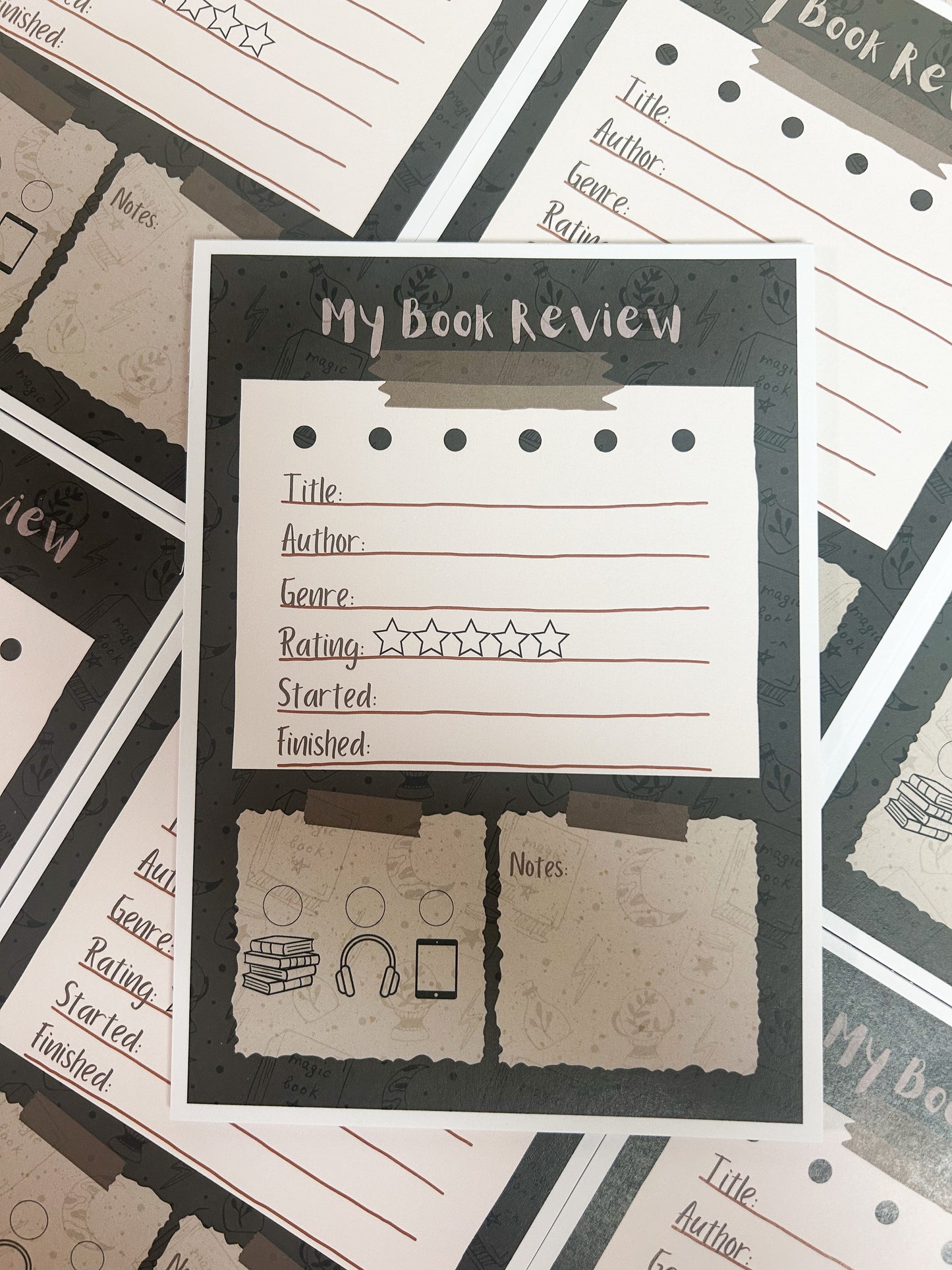 Onyx Book Review Notepad