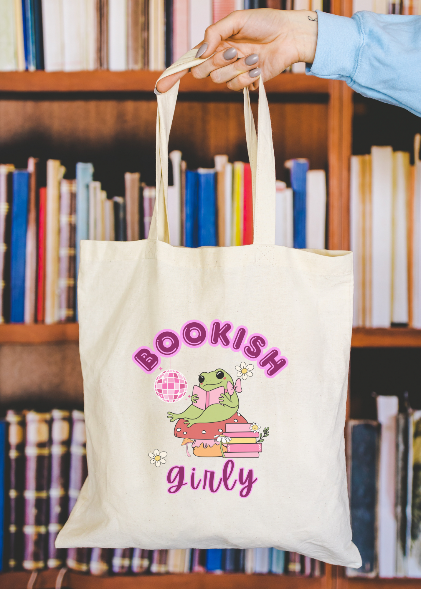 Bookish Girly Tote