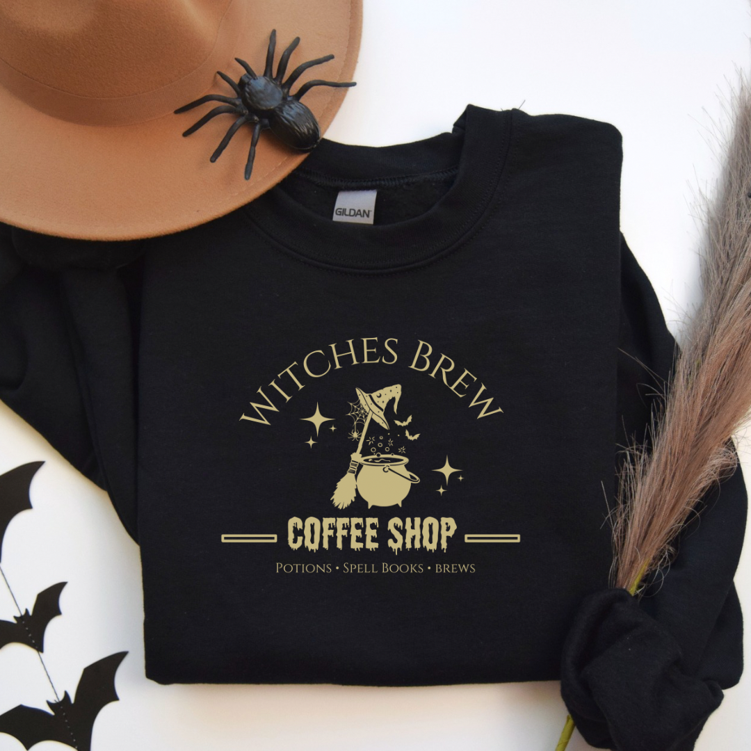 Witches Brew Coffee Shop Sweatshirt