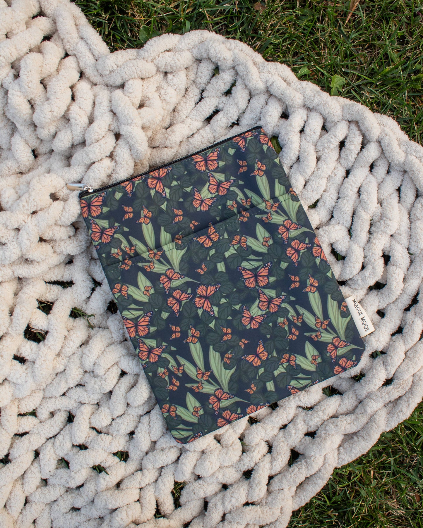 Butterfy Garden Book/Tablet Sleeve