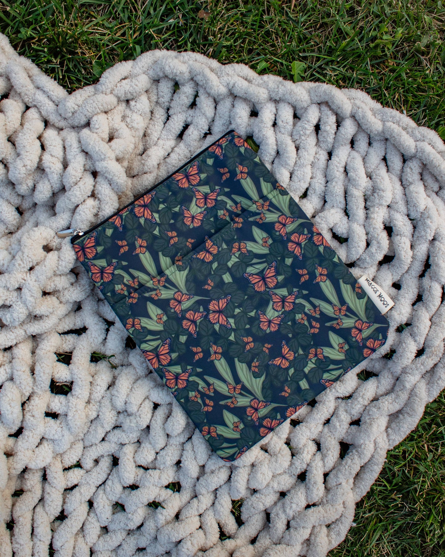 Butterfy Garden Book/Tablet Sleeve