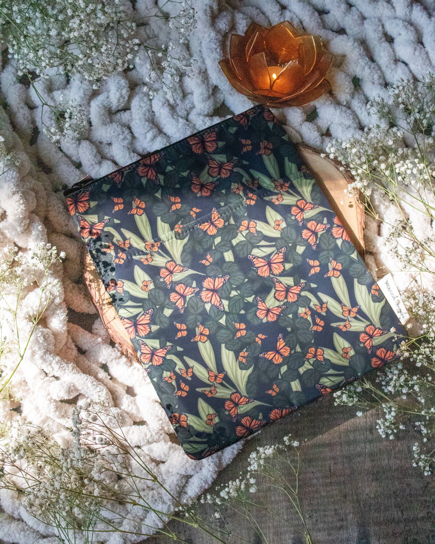 Butterfy Garden Book/Tablet Sleeve