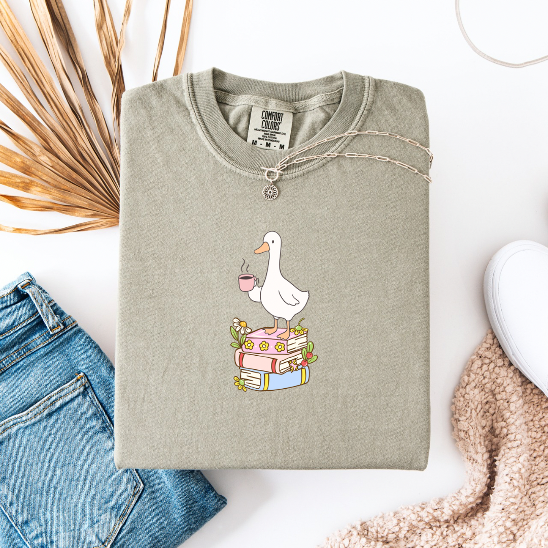 Goose on Books Tshirt