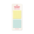 Pastel Plaid Sherbet Sticky Notes & Sticky Flags