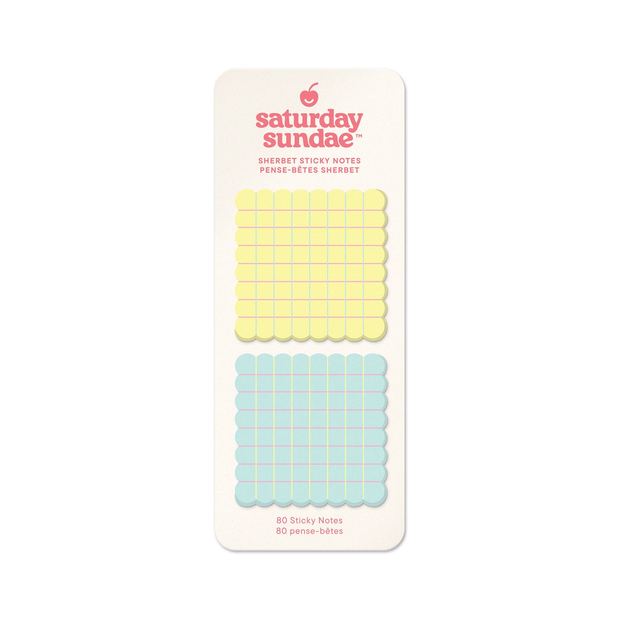 Pastel Plaid Sherbet Sticky Notes & Sticky Flags