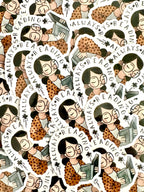 Always Reading Books sticker