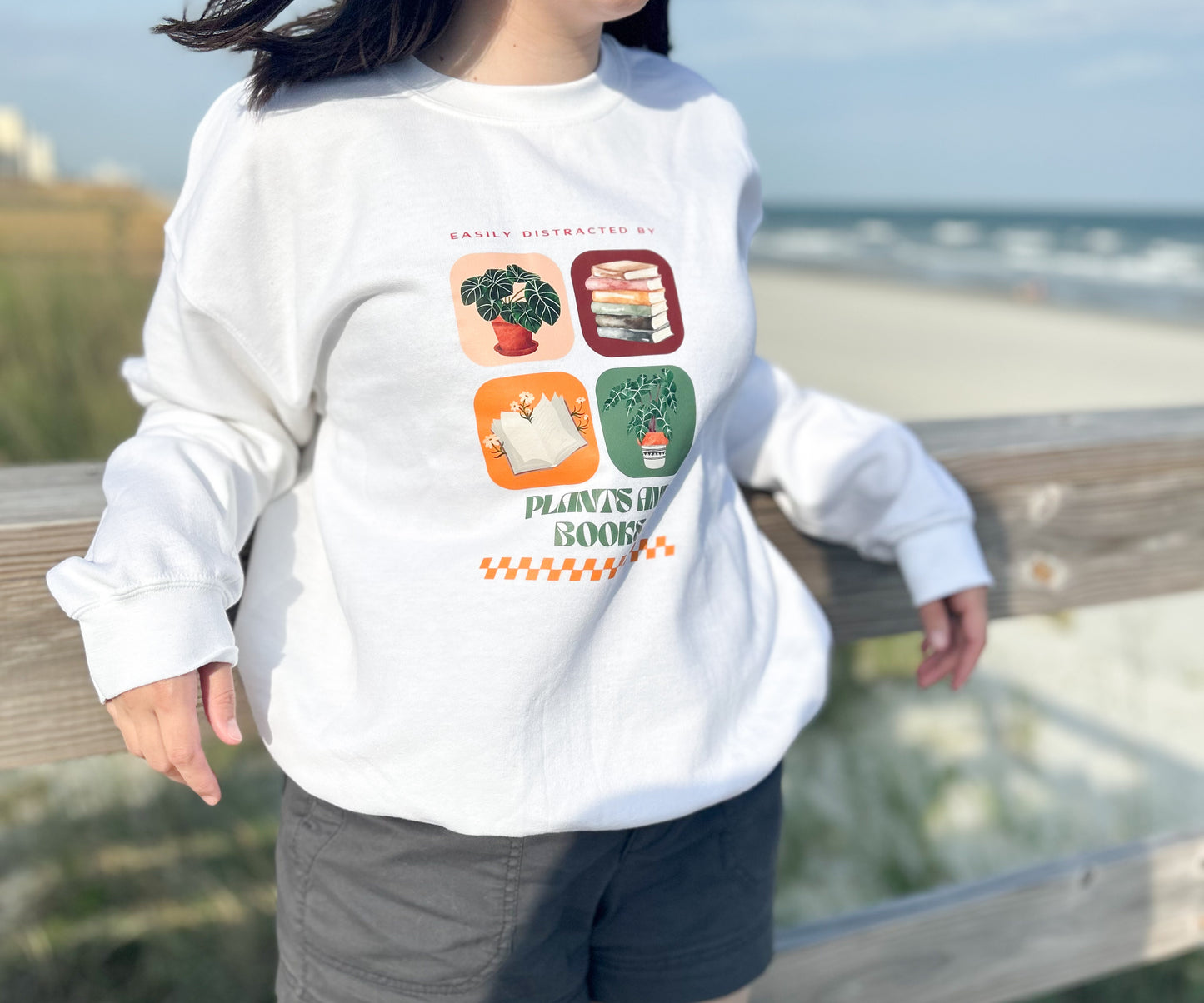 Plants & Books Sweatshirt