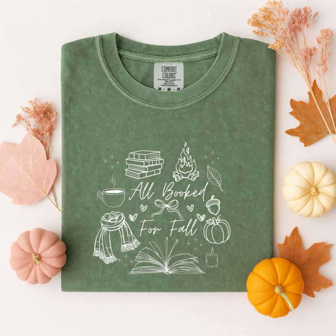 All Booked for Fall Tshirt