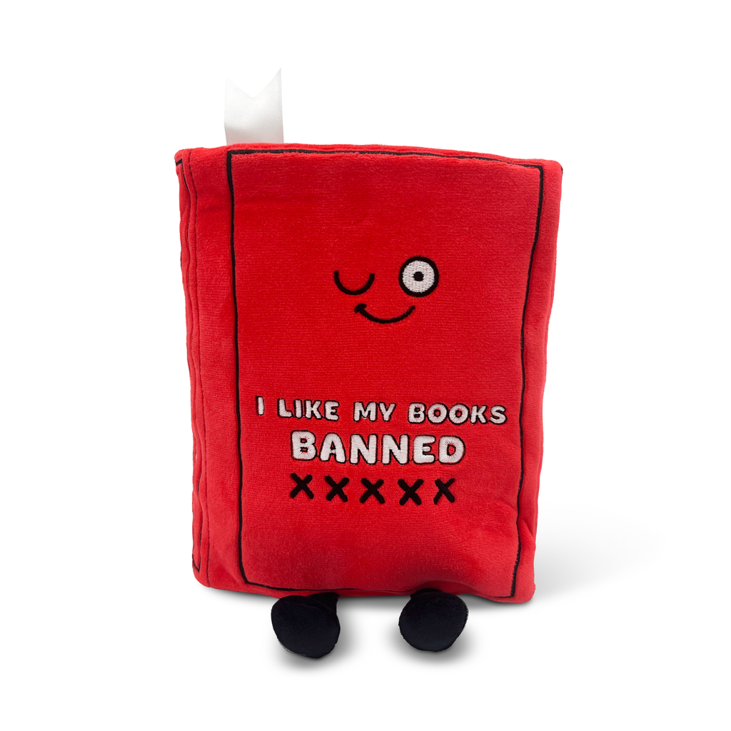 "I Like My Books Banned" Book Plush