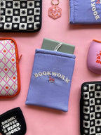 Bookworm Embroidered Book Sleeve & Kindle Sleeve
