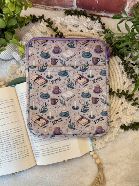 8x10 Reading Book Sleeve | Book Sleeve | Kindle Storage