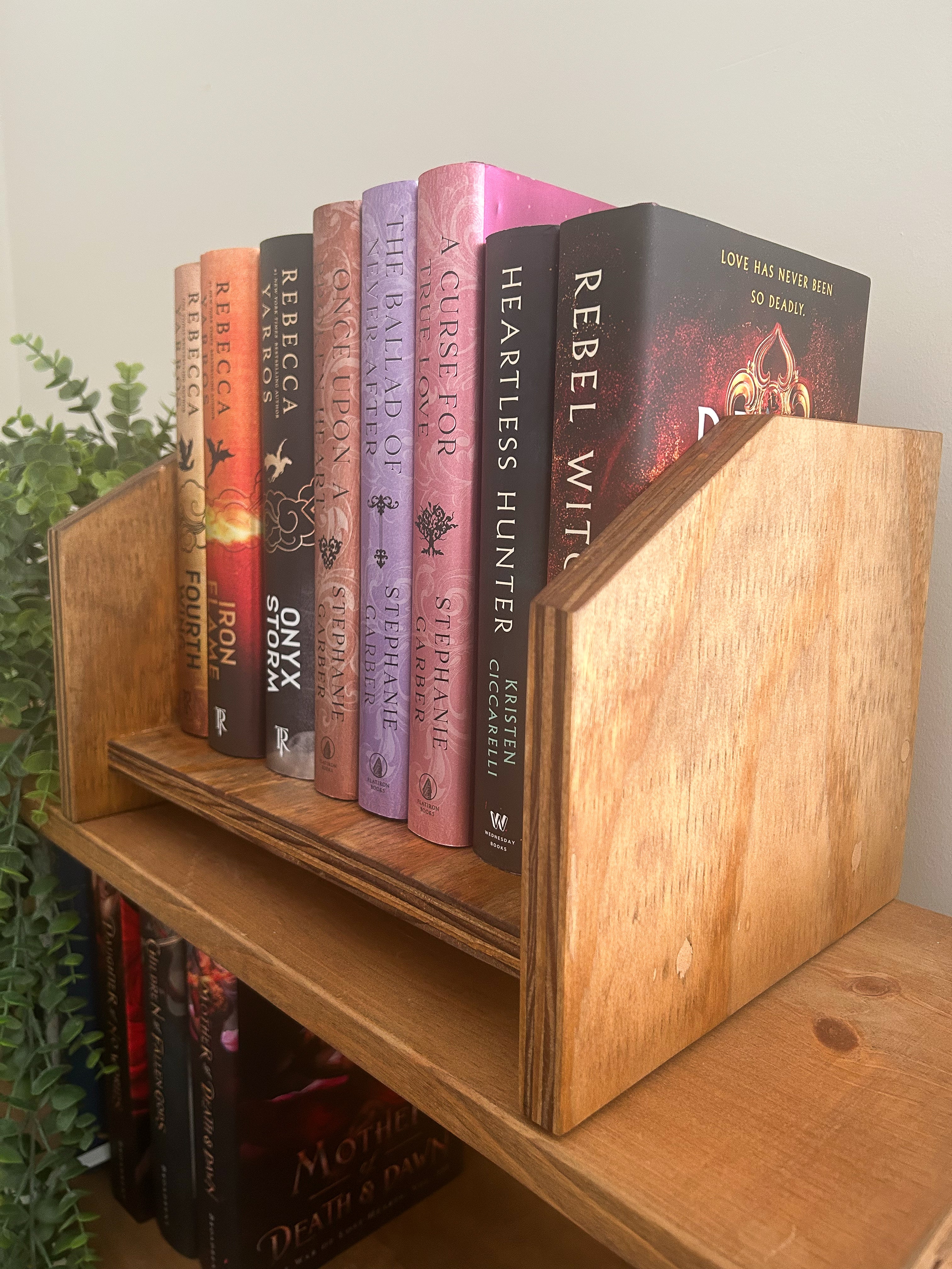 Wooden Tabletop Bookshelf
