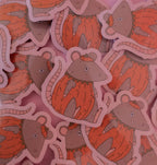 Pumpkin Rat Sticker
