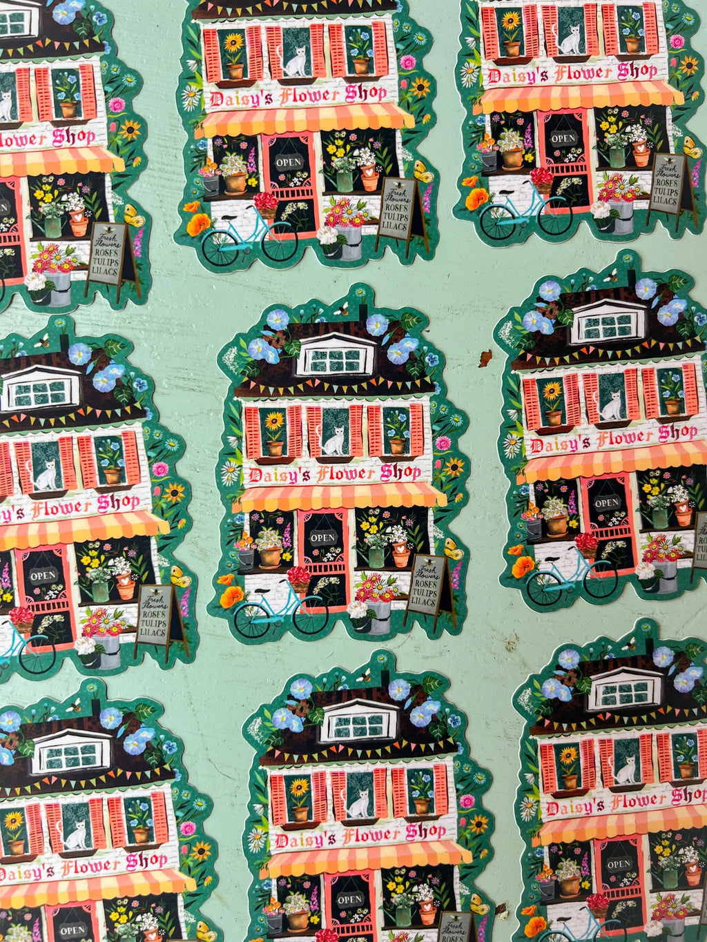 Flower Shop Sticker - Matte