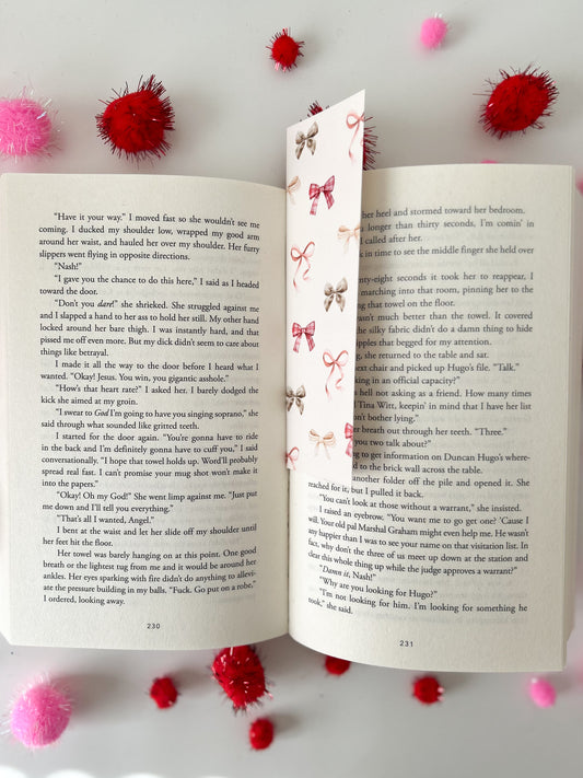 Coquette Bow Bookmark