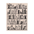 Hero Arts Bookcase Wood Stamp