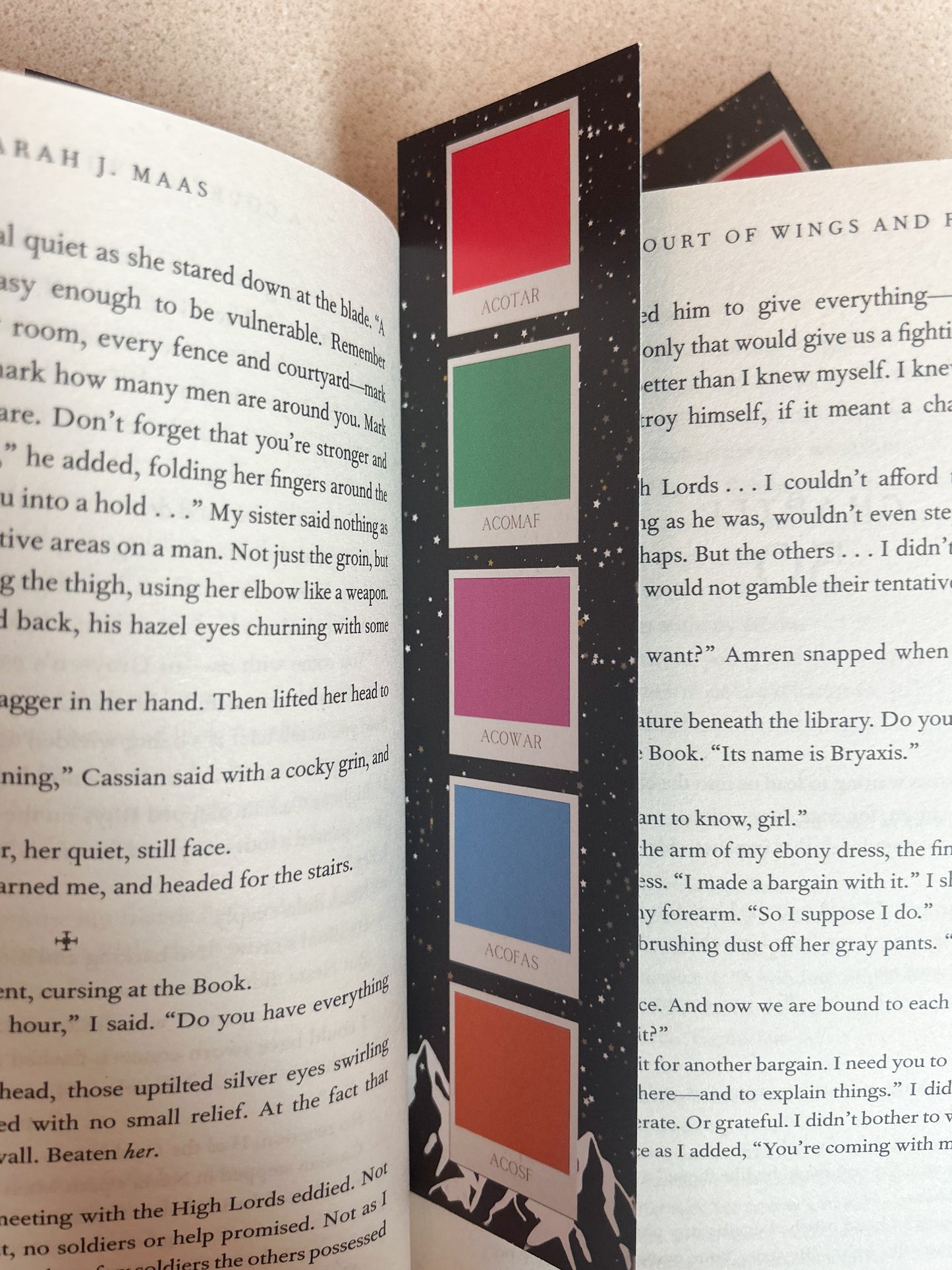 ACOTAR Inspired Bookmark