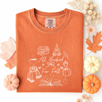 All Booked for Fall Tshirt