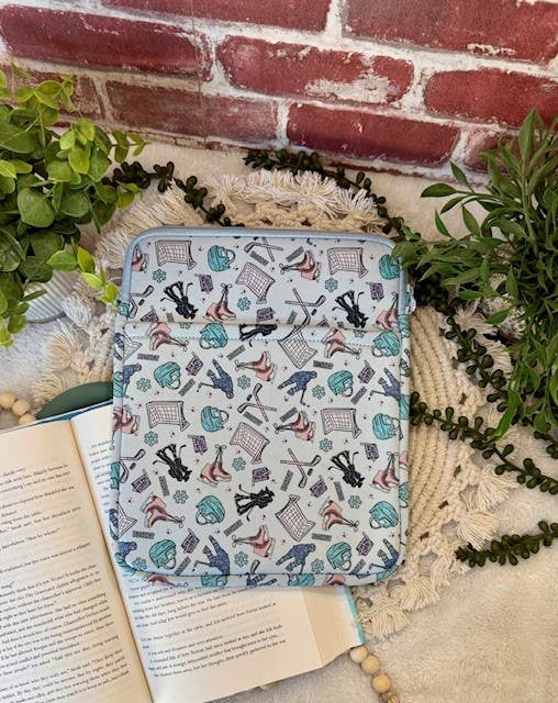 8x10 Hockey Book Sleeve | Book Sleeve | Kindle Storage