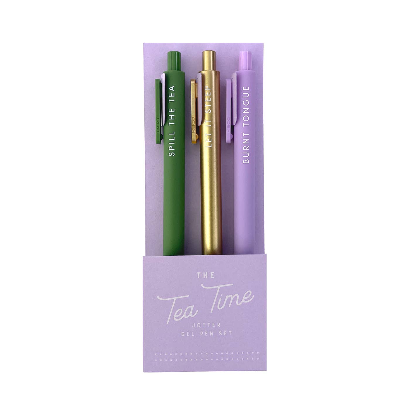 The Tea Time Jotter Gel Pen: Set of 3