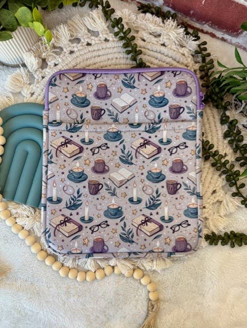 8x10 Reading Book Sleeve | Book Sleeve | Kindle Storage