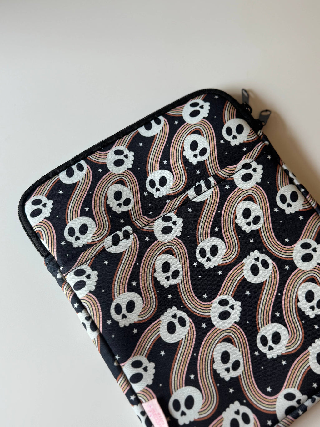 Spooky Cute Skull Book & Kindle Pouc