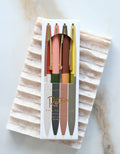 Retro Pen Set of Four | Desert Tones
