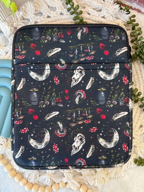 8x10 Skull Mystic Book Sleeve | Book Sleeve | Kindle Storage