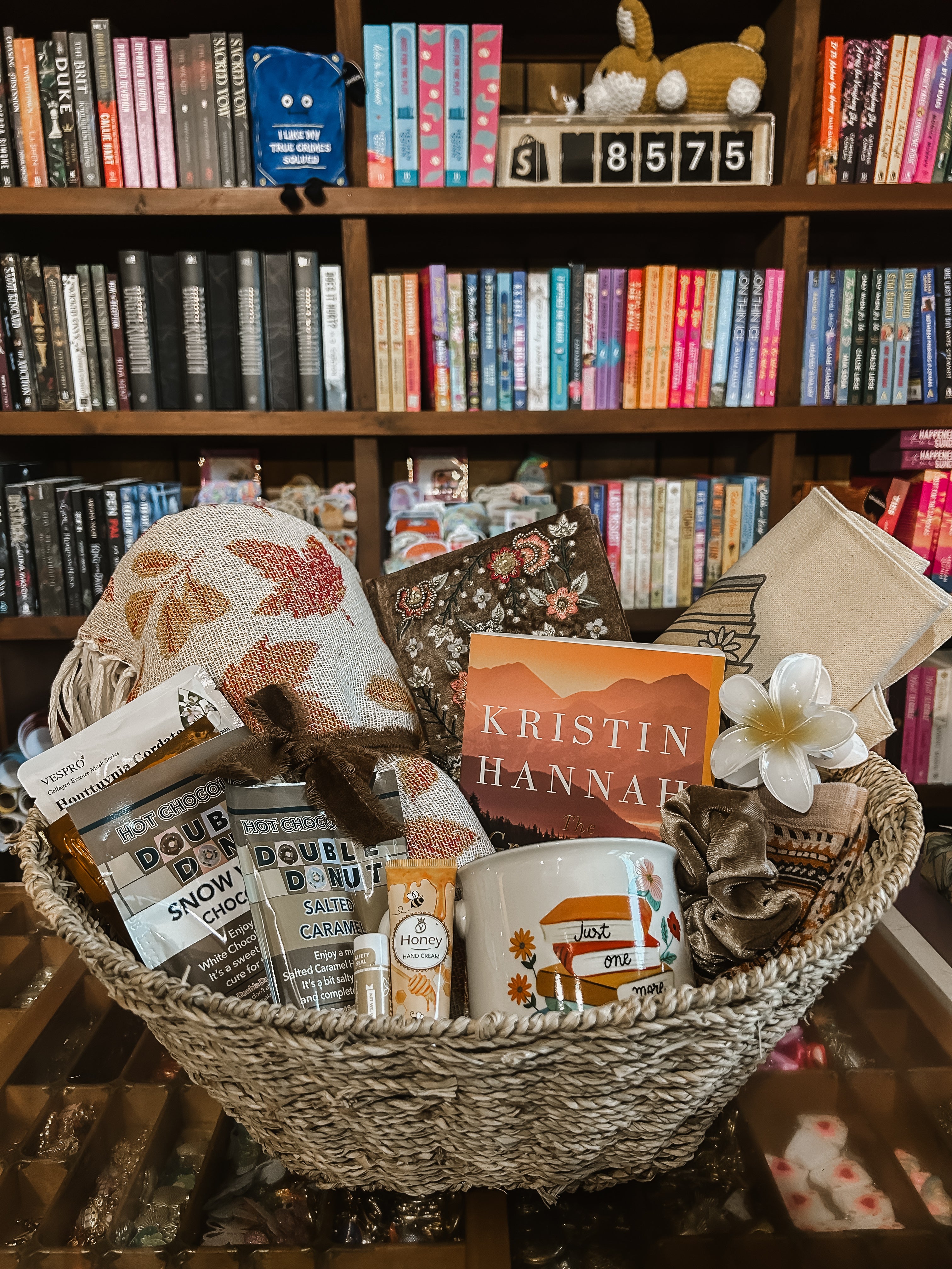 Cozy Book Basket