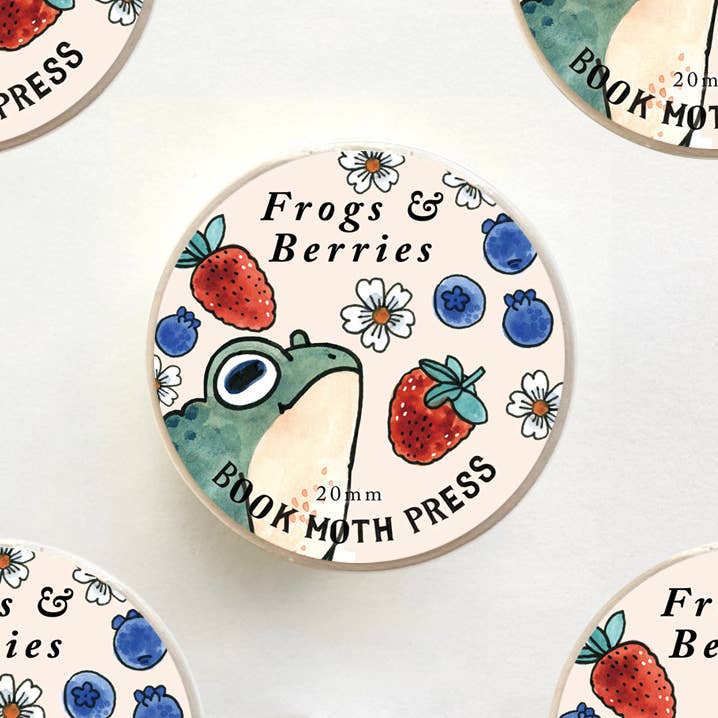 Frogs and Berries Washi Tape
