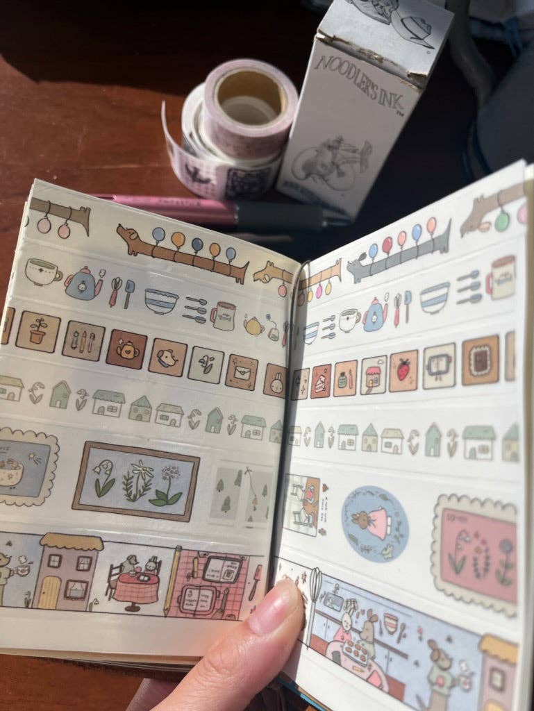 Baking at home washi tape