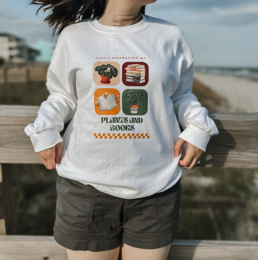 Plants & Books Sweatshirt