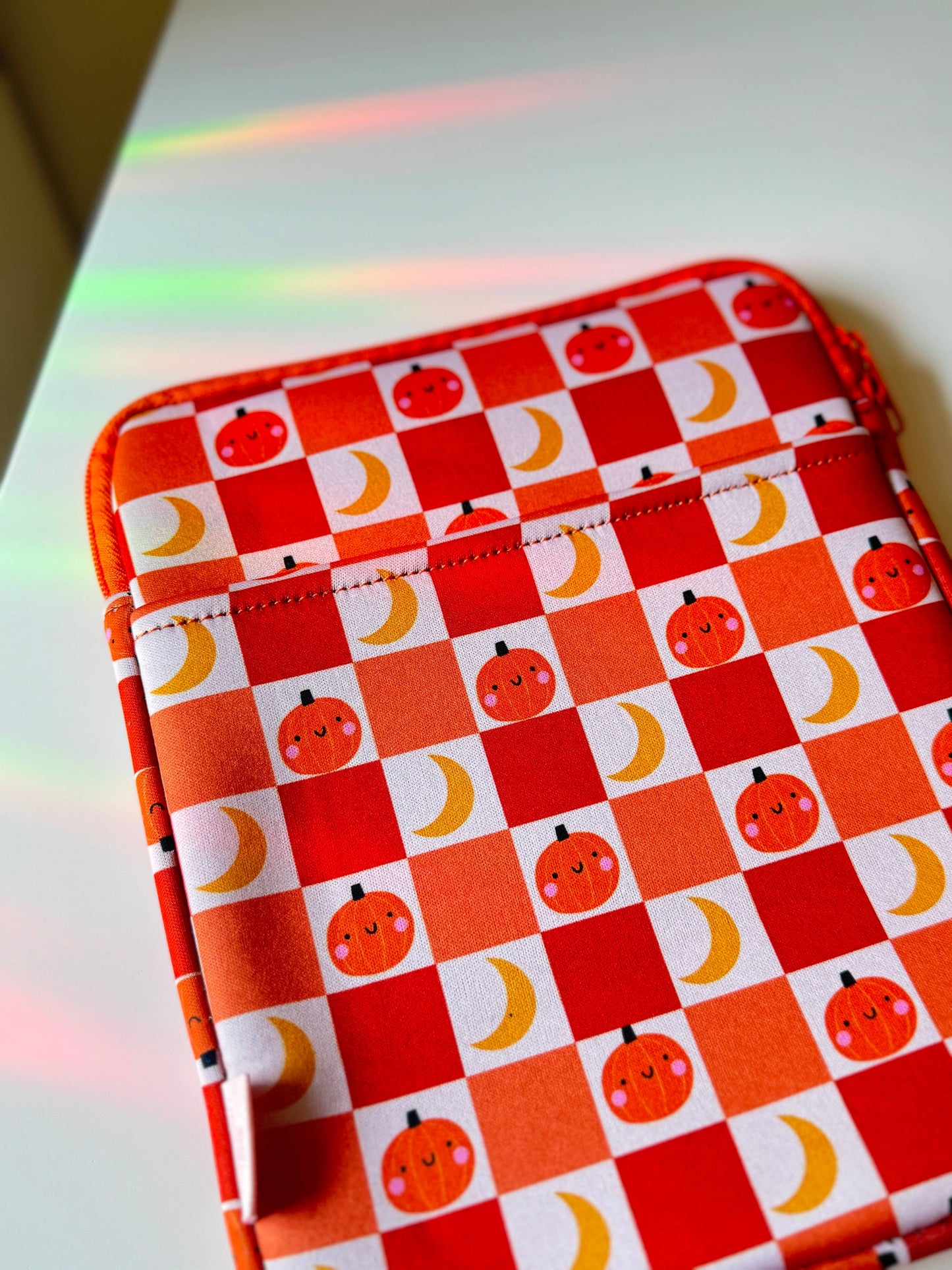 Pumpkin Halloween Book & Kindle Pouch