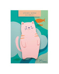 Gone Fishing Die Cut Sticky Notes