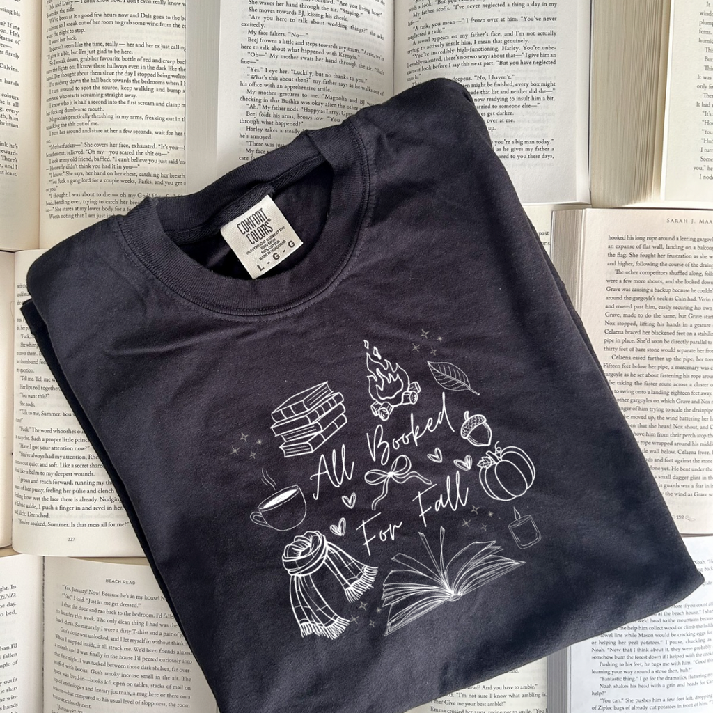 All Booked for Fall Tshirt