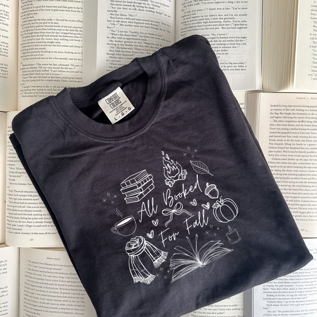 All Booked for Fall Tshirt