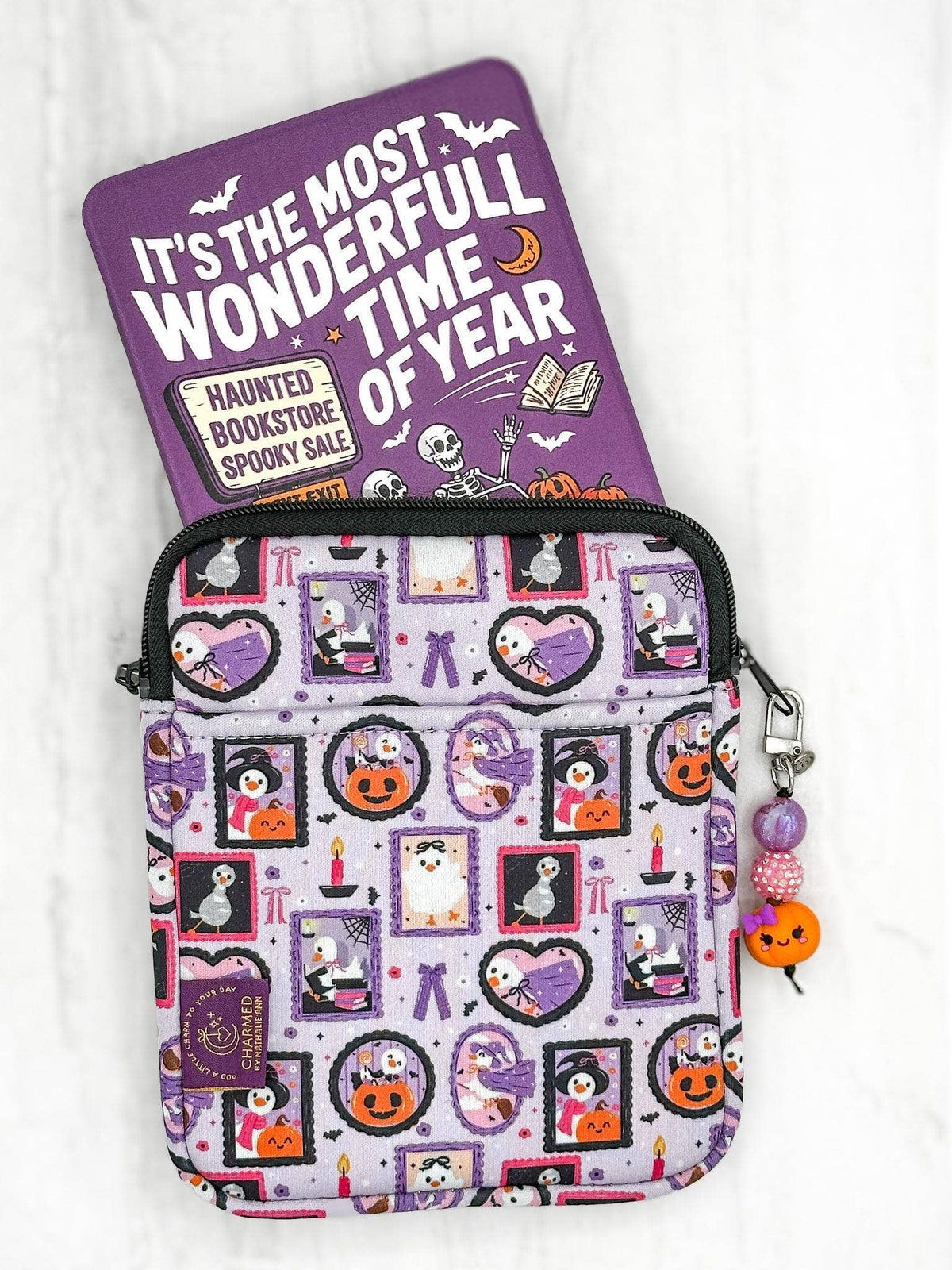 Silly Spooky Goose Book Sleeve