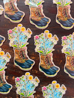 Wandering Boots Sticker