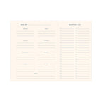 Retro Weekly Meal Planner in Sunset Pink