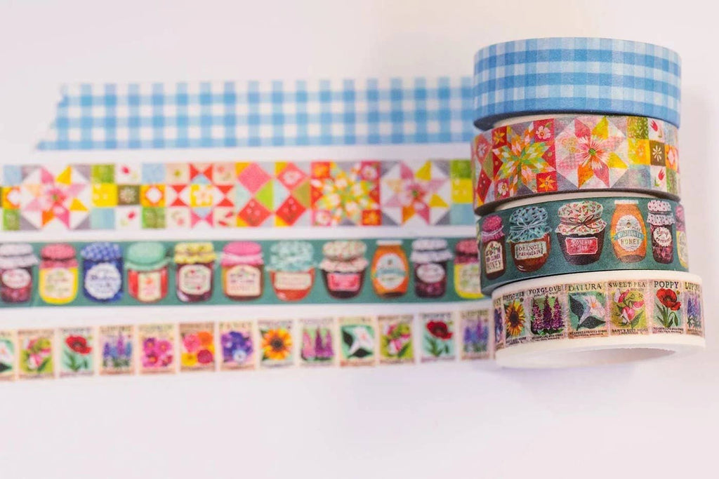 Homespun - 4-Pack Washi Tape Roll Set