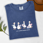 Just a Book Reading Goose Tshirt