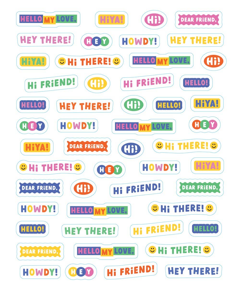 So. Many. Snail Mail Stickers.